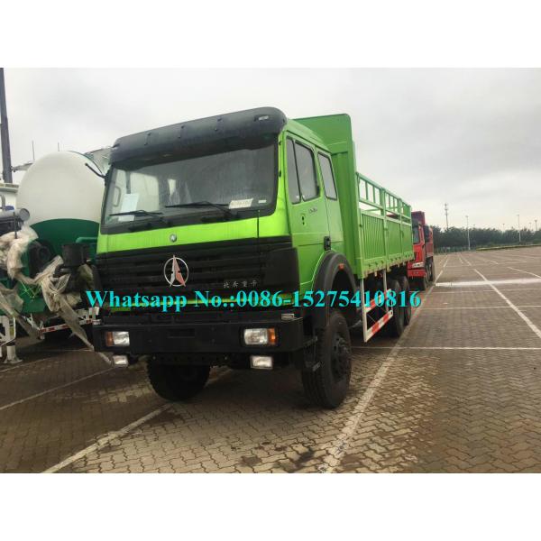 Green 6x4 30 Ton 380hp Heavy Cargo Truck Side Wall Vehicle With Weichai Engine