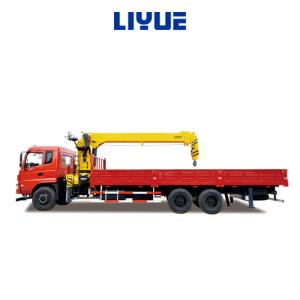 China Dongfeng 6x4 Truck Mounted Mobile Crane 12 Ton With Max. Lifting Height Of 17.2m wholesale