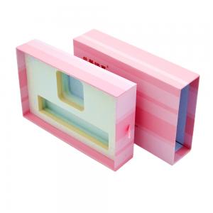 China 1400gsm Sliding Drawer Gift Boxes Rigid Pink Match Greyboard Push And Pull ISO9001 on sale