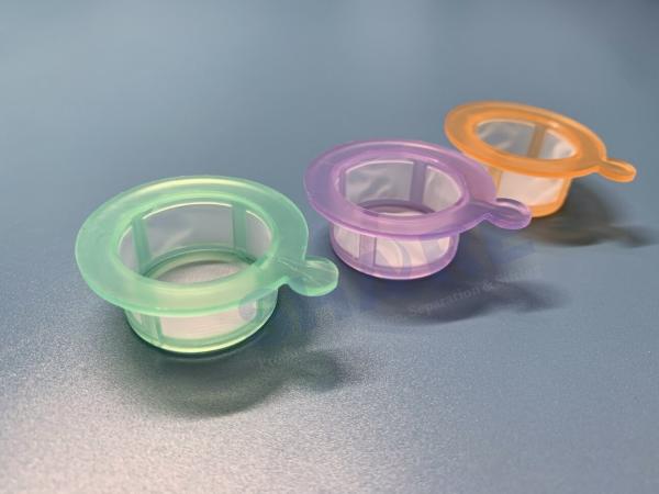 Quality PP Frame Nylon Mesh Cell Strainers 40um 70um 100um Color Coded Individual Packed For 50ml Centrifuge Tubes for sale