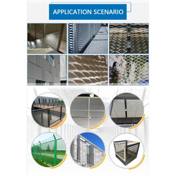 Stainless Steel 5mm Expanded Metal Mesh Rolls Diamond Hole 1