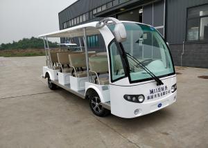 China Left Hand Drive 5kw DC Motor Low Noise Electric Sightseeing Car With 11 Sofa Seats For Resort wholesale