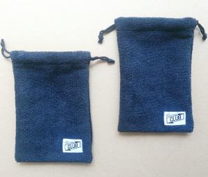 280gsm Microfiber Drawstring bag , MSDS SVHC Microfiber Eyeglass Pouch