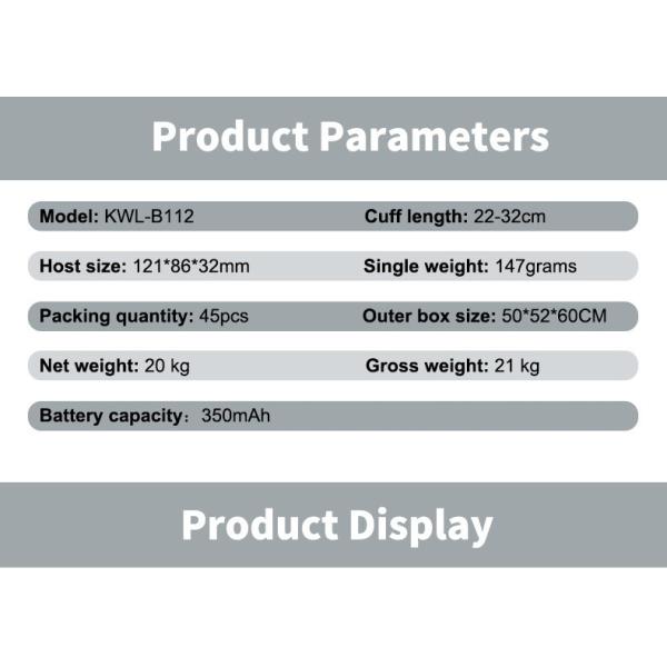 One Click Home Blood Pressure Device Wrist Armband Combo For Hospital