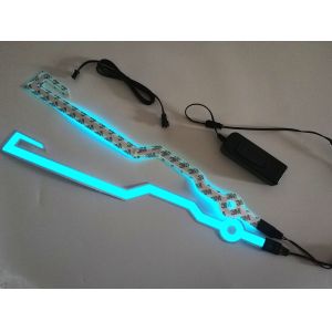 Buy cheap New style light up LED helmet tape for motorcycle super cool look el wire 3 from wholesalers