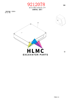 9212078 ZAX120-2 ZAX200-1 ZAX330 Controller Computer Board Excavator