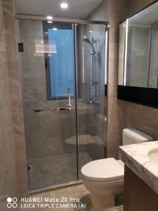 China Hotel Framed Tempered Glass Shower Enclosure Stainless Steel  Straight Swinging Glass Shower Doors on sale