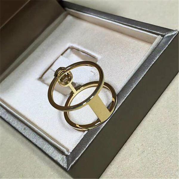 Luxury jewelry Mk diamond ring 18k white gold yellow gold rose gold diamond ring Real low price and high quality jewels