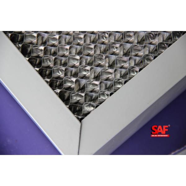 Rigid Square Centrifugal Air Filter , Air Compressor Oil Filter High Temperature Resistance