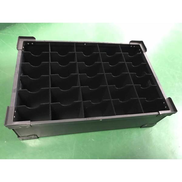 PP Turnover Box Corrugated Sheet Hollow Board Partition Crates Black Plastic Cardboard Boxes