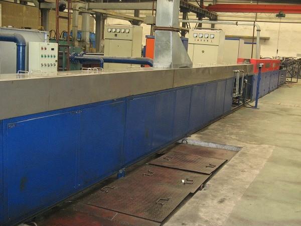 Quality SiCr And SiCrV Spring Wire Tempering Line Continuous Production for sale