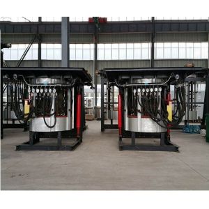 China Medium Frequency Hydraulic Steel shell furnace KGPS-1400KW /2000kg wholesale
