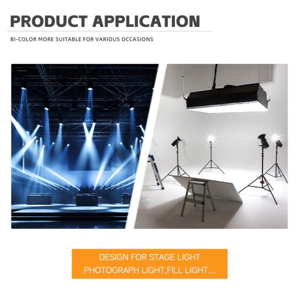 High Power 300W COB LED Chip Bicolor Dual CCT 2700K 6500k Warm White White CRI 95