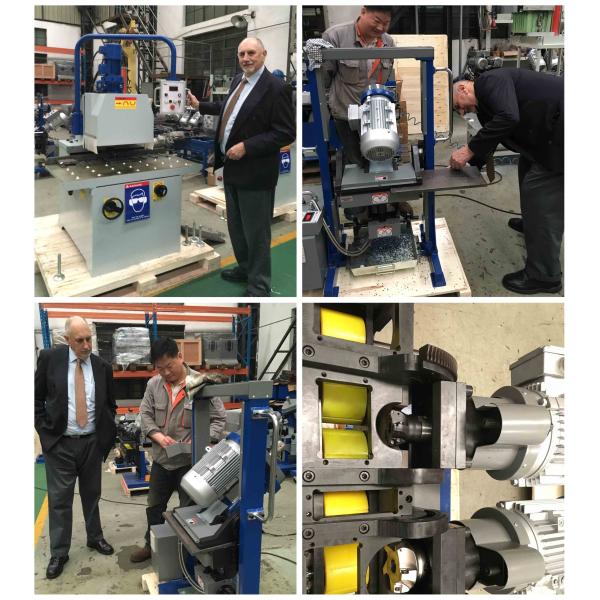 1400 R Per Min Portable Plate Beveling Machine For Petrochemical Industry