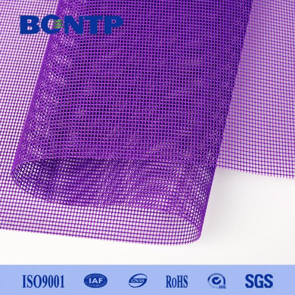 Colorful PVC Mesh Fabric for bag Flame Retardant UV Resistant 500d