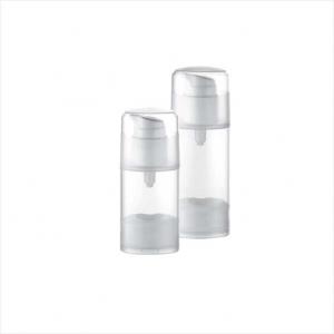 China Oval plastic cosmetic airless container 30ml 50ml PP airless bottle wholesale