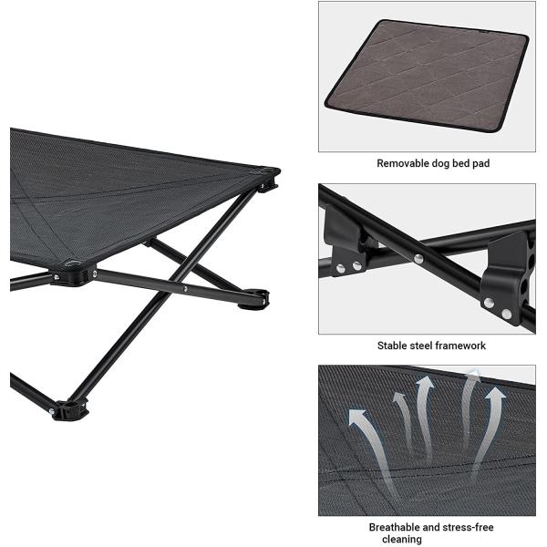 Stable Cooling Washable Mesh Outdoor Travel Dog Bed