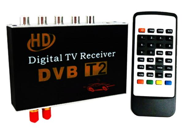 Quality Display on car multimedia screen via AV input and controlled  DVB-T2 HD Receiver from our Digital TV box DVB-T2718 for sale