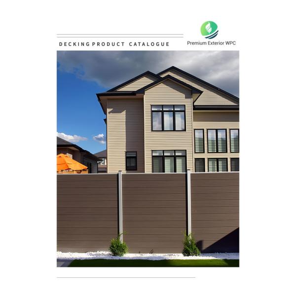 Recycled WPC Composite Fencing Boards Garden Composite Decorative Fence Panels