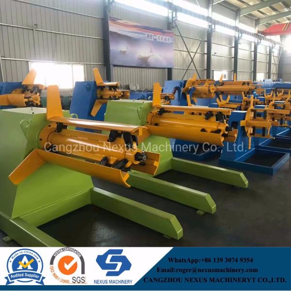 5t/8t/10t Hydraulic Decoiler Uncoiler with Coil Car for Metal Forming Machine