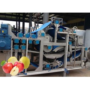CE Industrial Automatic Apple Juice Processing Machine 7.5kw SUS304