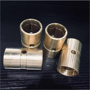 Precision Flanged Groove Cast Bronze Bearings Spiral Inside Groove Bearings