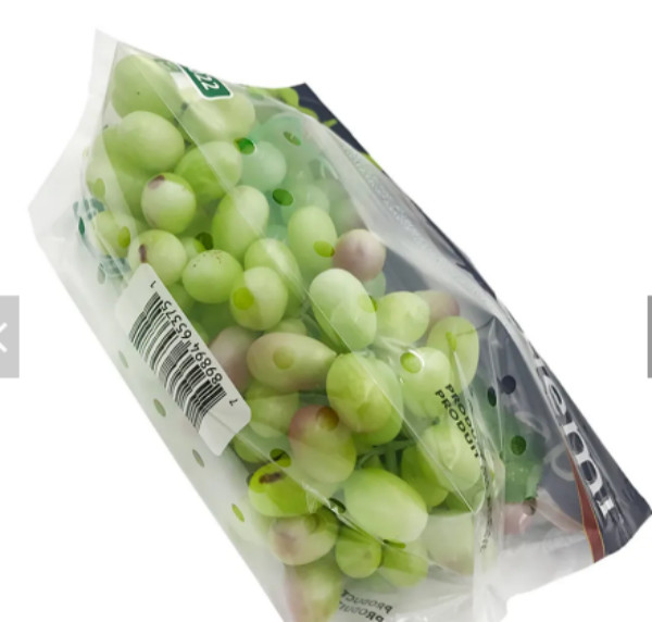 OPP / CPP Plastic Fruit Bags Grape Stand Up Zipper Bag Food Grade