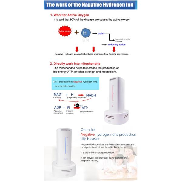 Customized Hydrogen Oxygen Inhale Generator Hydrogen And Oxygen Machines 18Watt