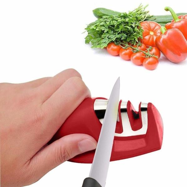 Solid Hand Knife Sharpener / 2 Stage Knife Sharpener With High Strength