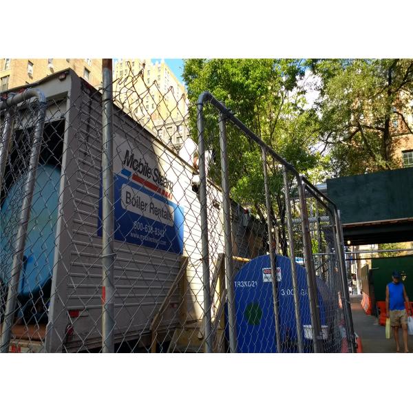 Durable Weather Resistant Temporary Chain Link Fence Panels 6 X10