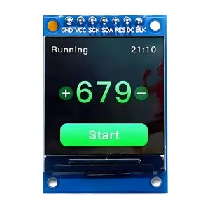 China SPI Serial Interface 1.3-Inch IPS TFT LCD 240x240 Dot With 7 Header Pins PCB wholesale
