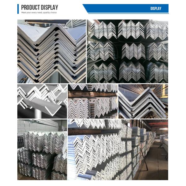 Factory Direct Sales Q235b Angle Steel Hot-dip Galvanized Equilateral Hot-rolled Shelf Galvanized Angle Iron