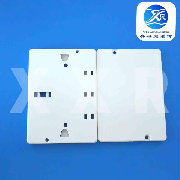 FTTH Drop Fiber Optic Cable Protector Square Type 3 Core