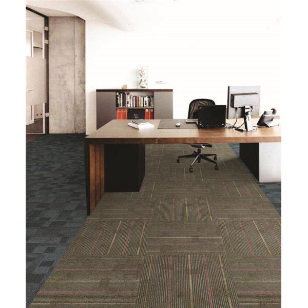 Residential Modular Carpet Tiles / Custom Carpet Squares With Eco - Bitumen Backing