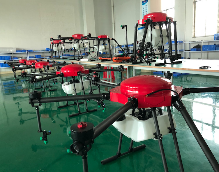 Autonomous Obstacle Avoidance Waterproof Agriculture Protection Spray Drone 20kg Payload Smart Nozzles Autonomously
