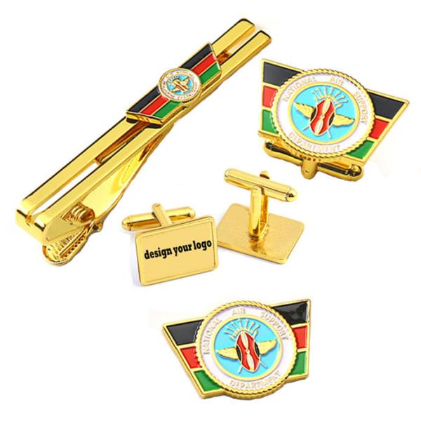 Quality Custom Bow Tie Clips Gold Plated Alloy Antique Personalised Tie Bar for sale
