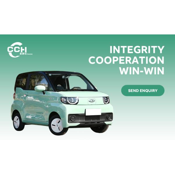 High Speed Chery QQ Ice Cream Mini EV Car with 120km Pure Electric Range