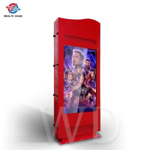 55" 65" 75" Interactive Double screens Digital Signage Kiosk For Exterior