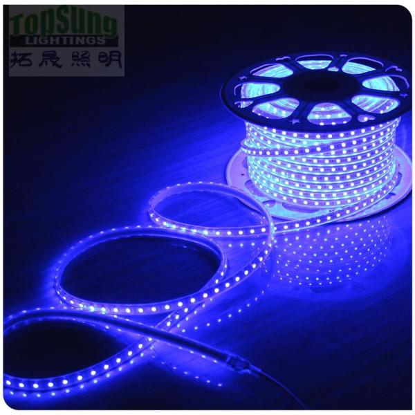 100m 230v AC led strip 5050 waterproof cuttable strips lights flexible blue color