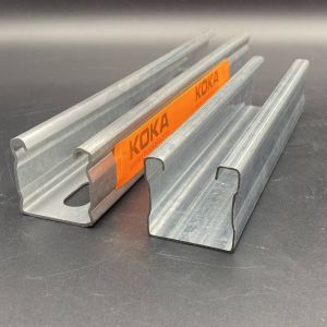 Metal Steel 41x41 41x21 EG Plain Slotted Strengthen Strut Channel