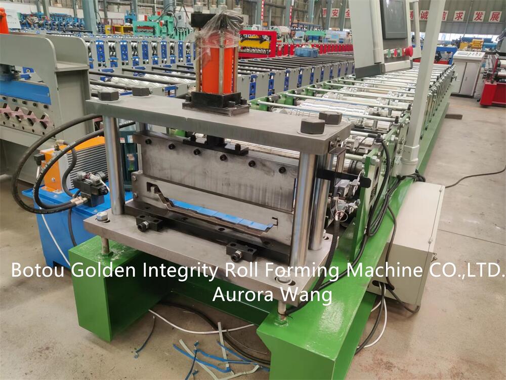 PPGI Standing Seam Roll Forming Machine 0.4-1mm Profile Roll Forming Machine