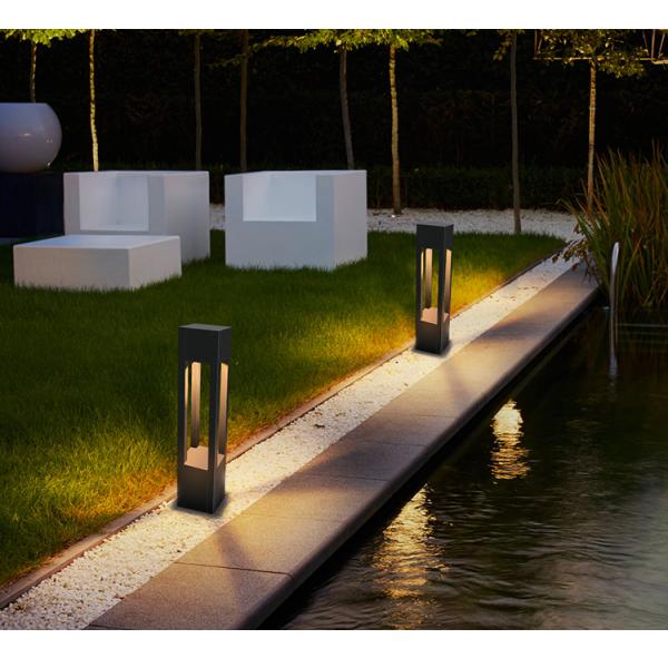 Bollard Landscape Lighting Outdoor 160*160*800MM Bridgelux LED 3000K 10w With Two Year Warranty