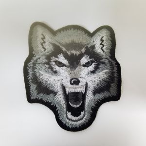 China Dog Custom Embroidered Patches For Clothes Shoes Bag Suitcase wholesale