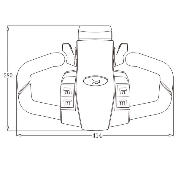 Wholesale Economical Forklift FR Tiller Head Control Handle Forklift assembly