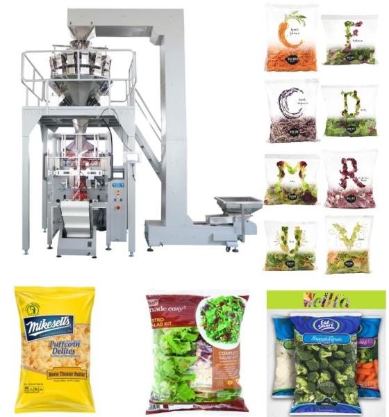 Quality PLC Control Automated Packing Machine / Vertical Form Fill Seal Packaging Machine Speed 5 - 60 Bags / Min for sale