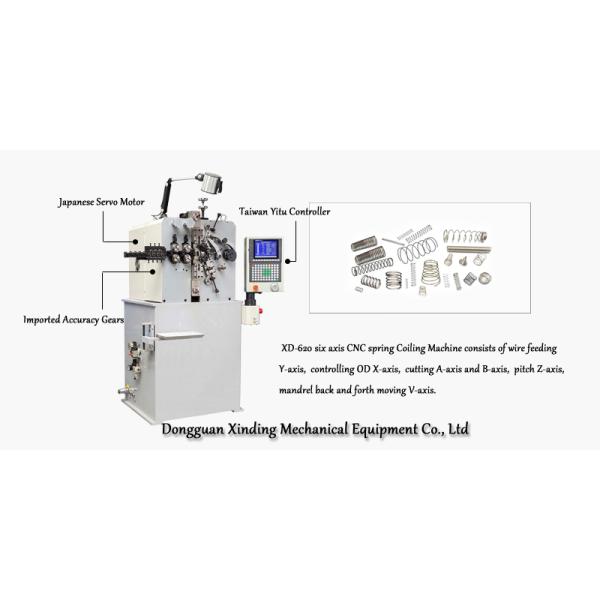 XD-620 6-Axis High Speed Spring Coiling Machine For Making Springs Efficiently