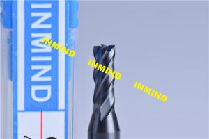 China Standard Length Type 2 Flute 0.3mm Micro End Mill 0.6UM Grain Size wholesale