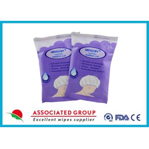 China Clean Scent Rinse Free Shampoo Caps With Absolutely No Water wholesale