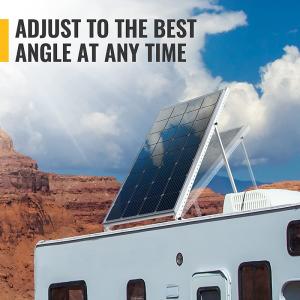 China Secure Solar PV Roof Brackets Solar Panel Mounting Brackets Flat Roof on sale