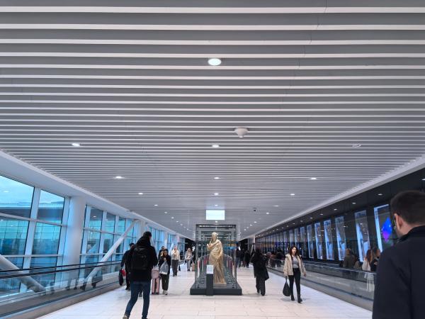 Quality Linear Aluminum Composite Ceiling Sound Baffles Sound Proofing Panels Building Material for sale